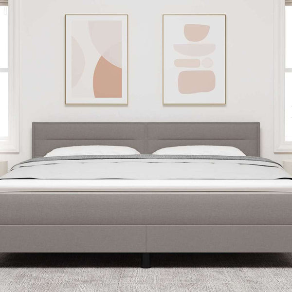 LED Kopfteil Taupe 180 cm