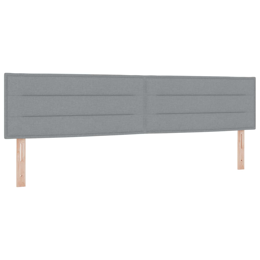 LED Kopfteil Hellgrau 200 cm