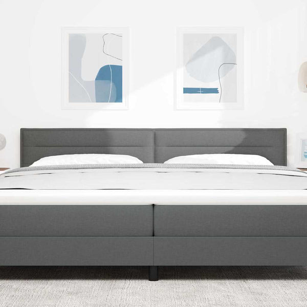 LED Kopfteil Dunkelgrau 200 cm