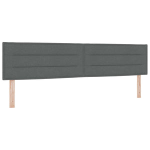 LED Kopfteil Dunkelgrau 200 cm