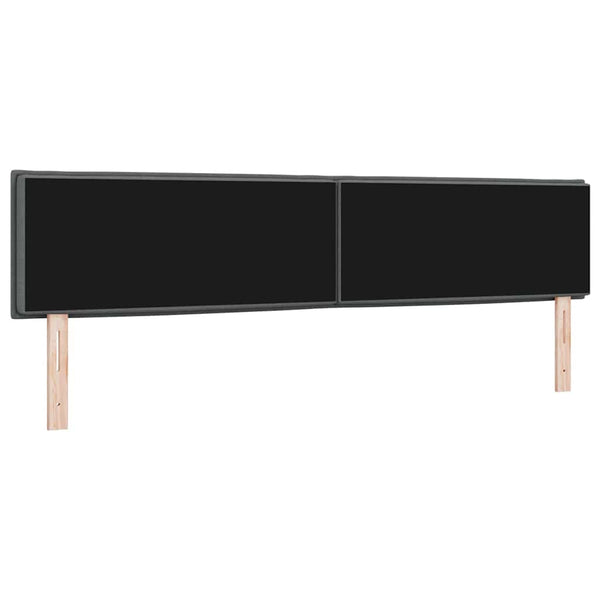 LED Kopfteil Dunkelgrau 200 cm