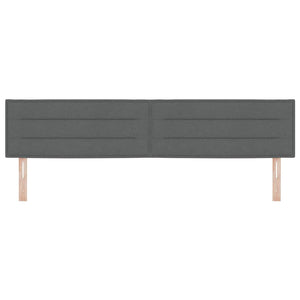 LED Kopfteil Dunkelgrau 200 cm