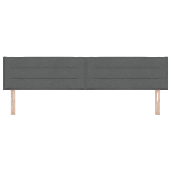 LED Kopfteil Dunkelgrau 200 cm