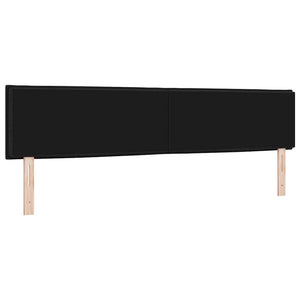 LED Kopfteil Schwarz 200 cm