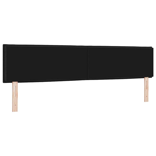 LED Kopfteil Schwarz 200 cm