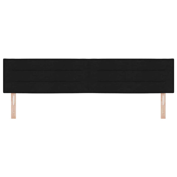 LED Kopfteil Schwarz 200 cm