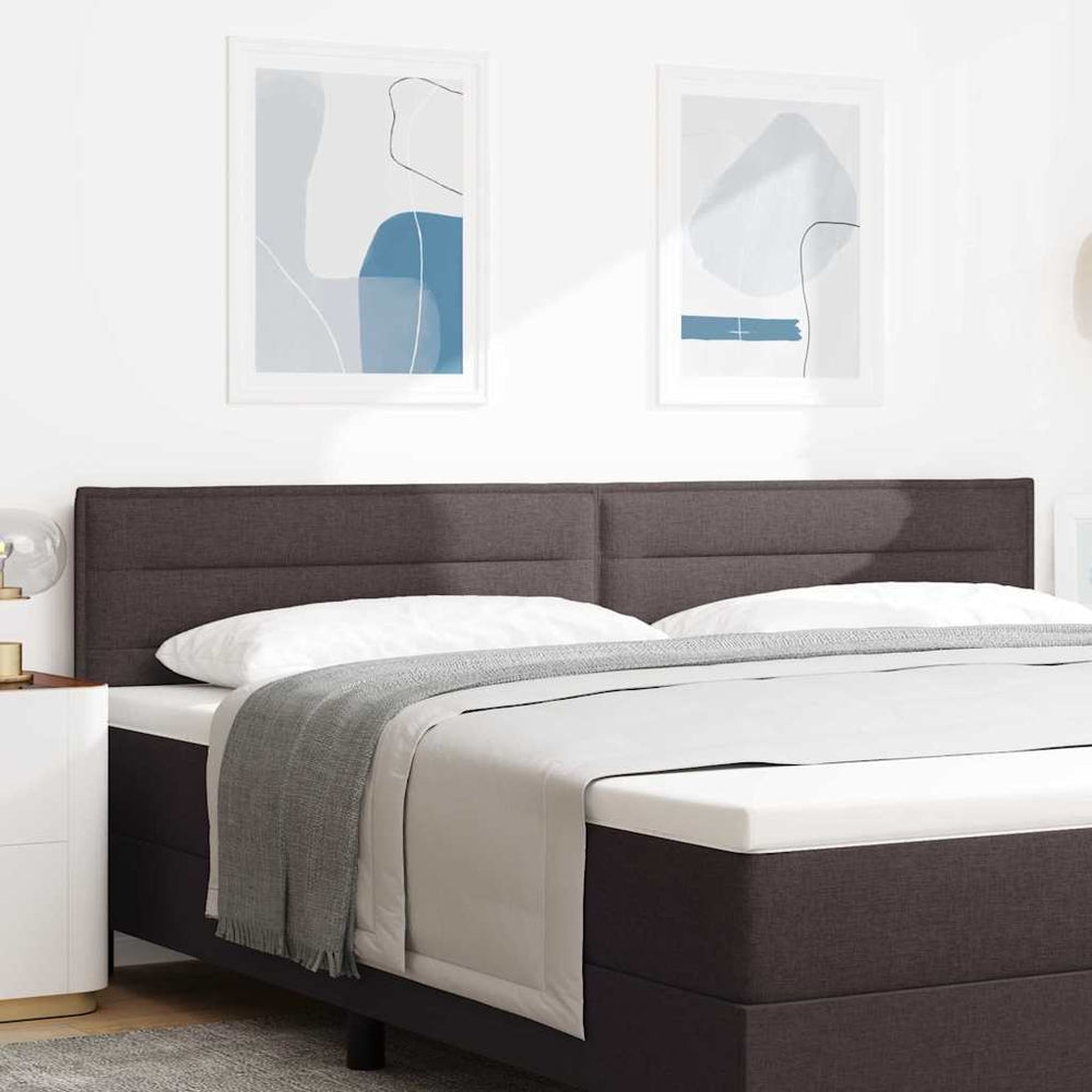 LED Kopfteil Dunkelbraun 200 cm