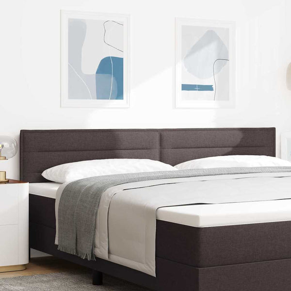 LED Kopfteil Dunkelbraun 200 cm