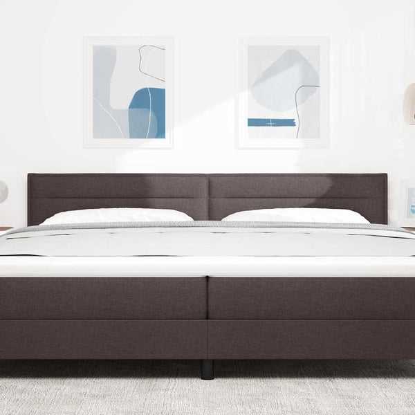 LED Kopfteil Dunkelbraun 200 cm