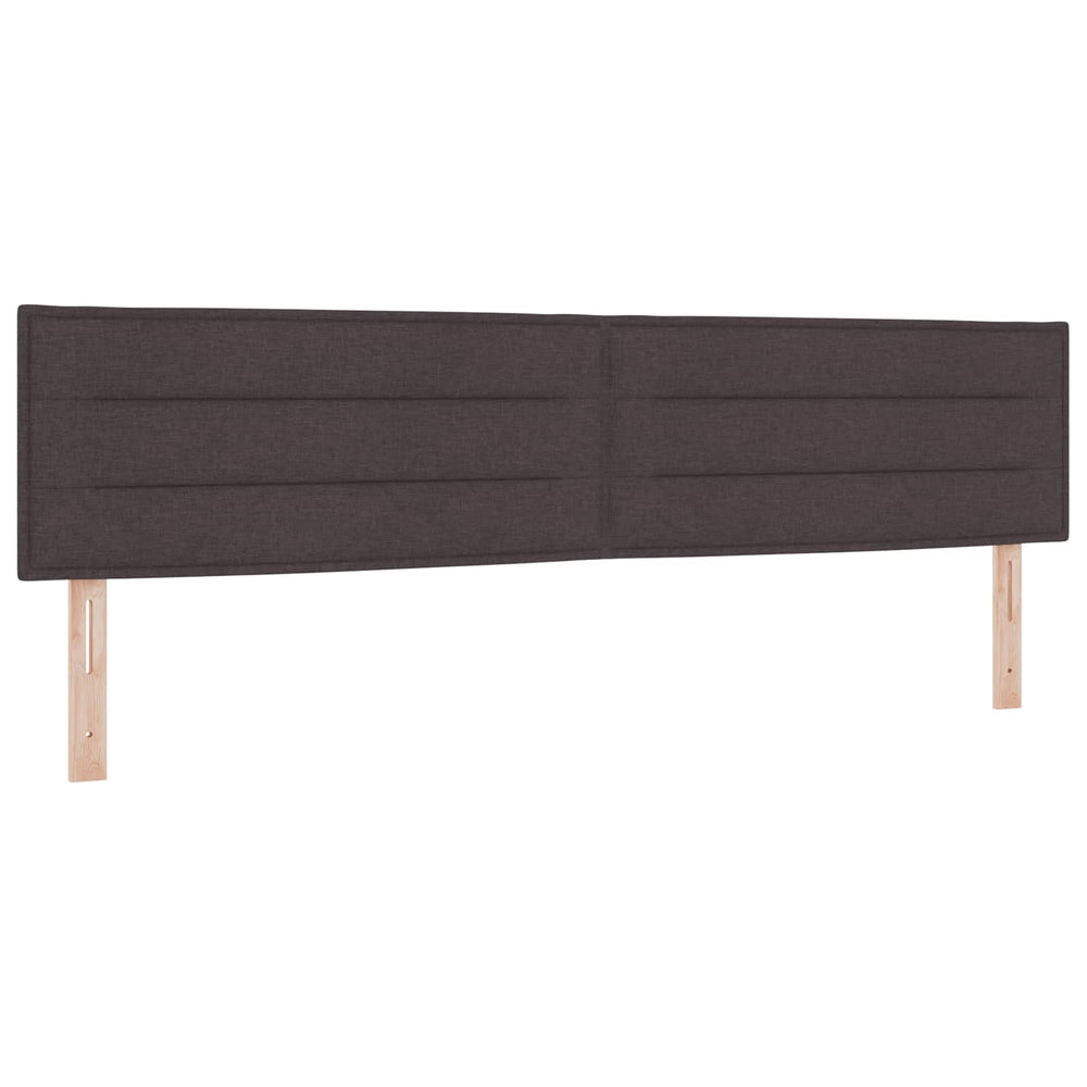 LED Kopfteil Dunkelbraun 200 cm