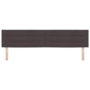 LED Kopfteil Dunkelbraun 200 cm