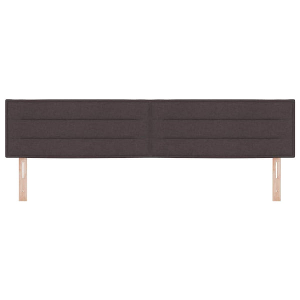 LED Kopfteil Dunkelbraun 200 cm