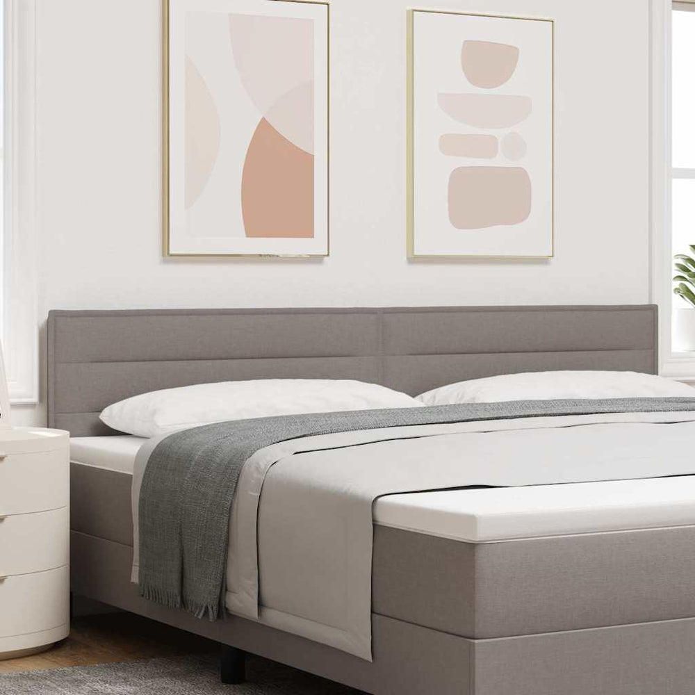 LED Kopfteil Taupe 200 cm