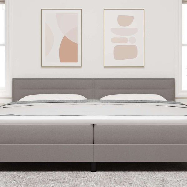 LED Kopfteil Taupe 200 cm