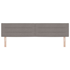 LED Kopfteil Taupe 200 cm