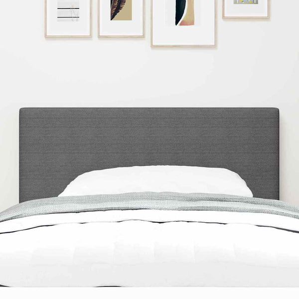 LED Kopfteil Hellgrau 80 cm Cordstoff