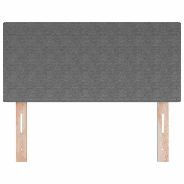 LED Kopfteil Hellgrau 80 cm Cordstoff