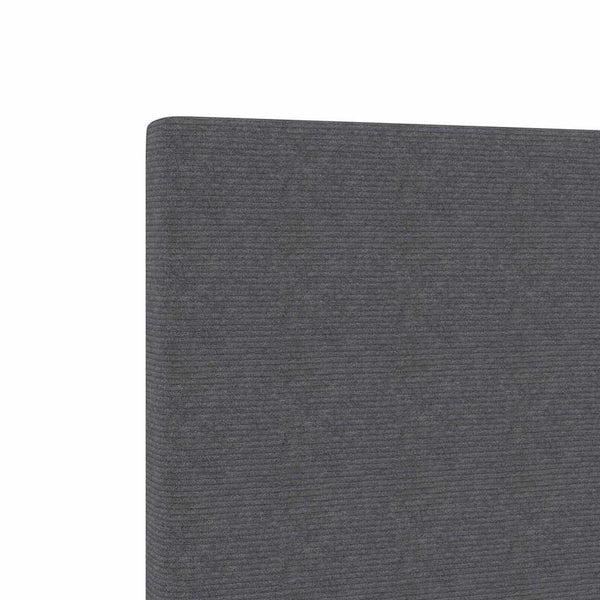 LED Kopfteil Dunkelgrau 80cm Cordstoff