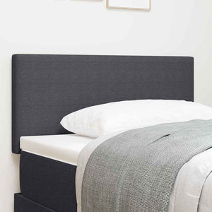 LED Kopfteil Dunkelgrau 90 cm Cordstoff