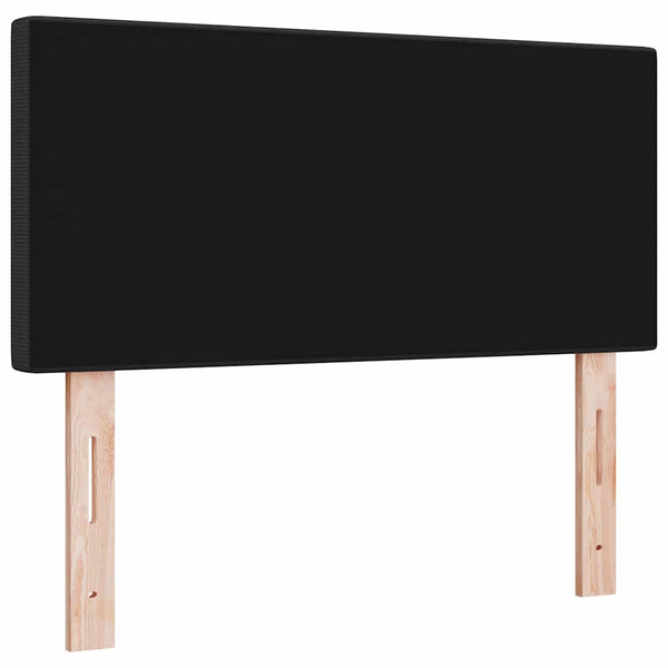 LED Kopfteil Dunkelgrau 90 cm Cordstoff