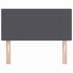 LED Kopfteil Dunkelgrau 90 cm Cordstoff