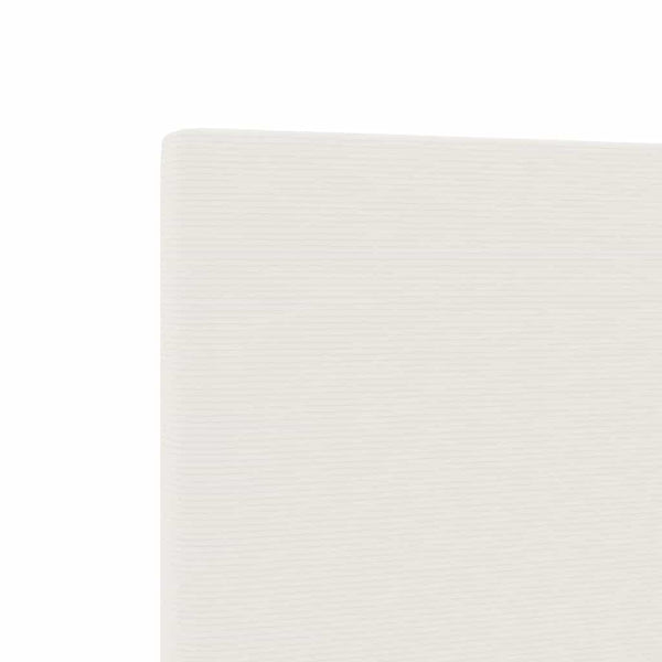 LED Kopfteil Creme Cordstoff 100 cm