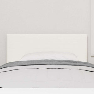 LED Kopfteil Creme Cordstoff 100 cm