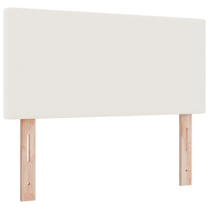 LED Kopfteil Creme Cordstoff 100 cm