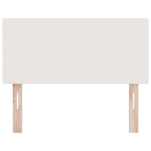 LED Kopfteil Creme Cordstoff 100 cm
