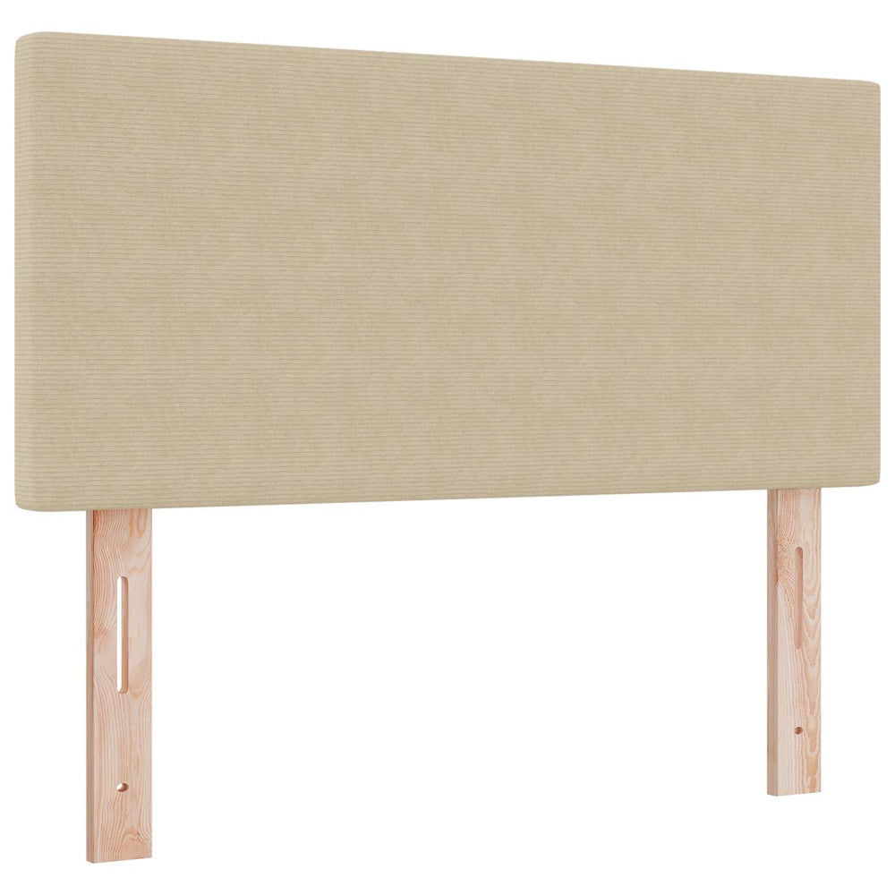 LED Kopfteil Grau-Grün 100 cm Cordstoff