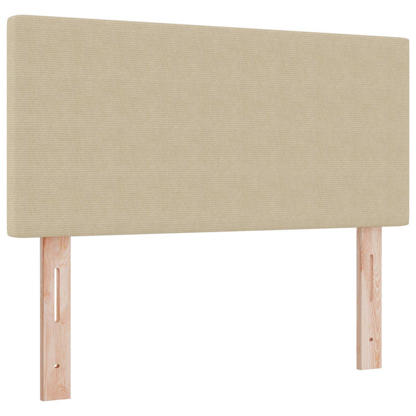 LED Kopfteil Grau-Grün 100 cm Cordstoff