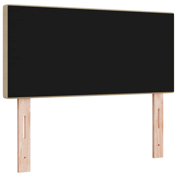 LED Kopfteil Grau-Grün 100 cm Cordstoff