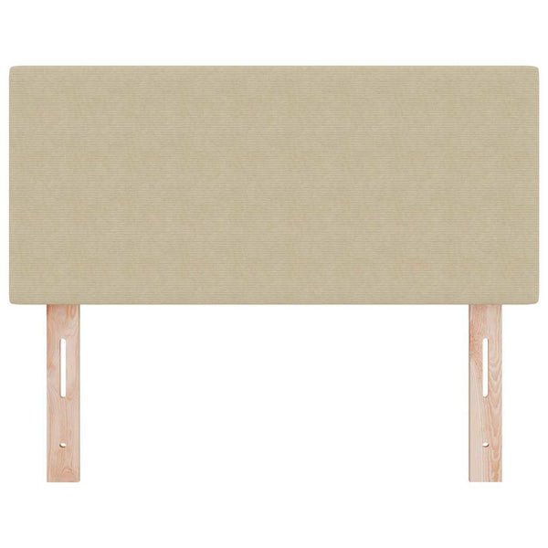 LED Kopfteil Grau-Grün 100 cm Cordstoff