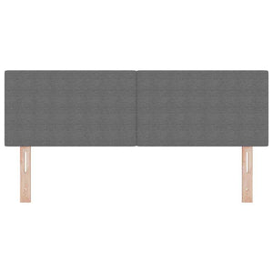 LED Kopfteil Hellgrau 144 cm Cordstoff