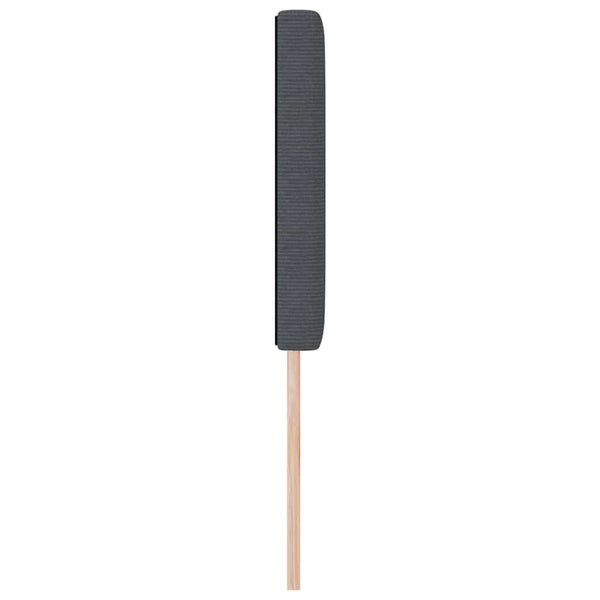LED Kopfteil Dunkelgrau 144 cm Cordstoff