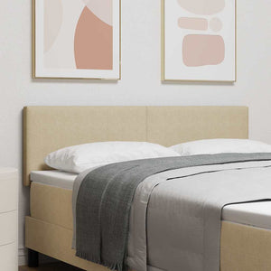 LED Kopfteil Grau-Grün 144 cm Cordstoff