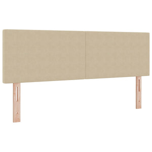 LED Kopfteil Grau-Grün 144 cm Cordstoff