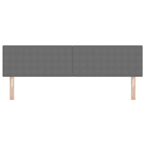 LED Kopfteil Hellgrau 180 cm Cordstoff