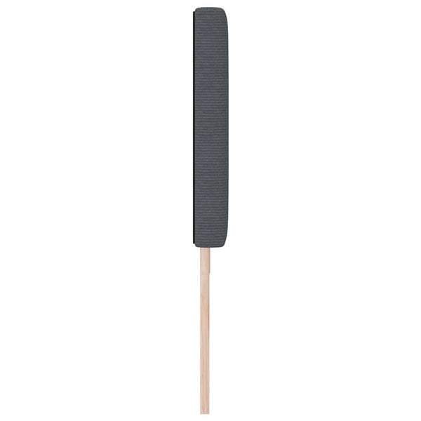 LED Kopfteil Dunkelgrau 180 cm Cordstoff