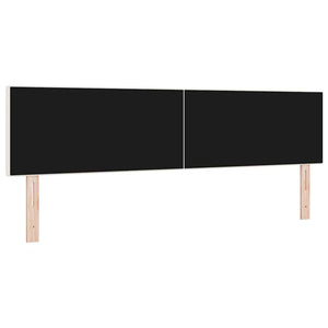 LED Kopfteil Creme Cordstoff 180 cm