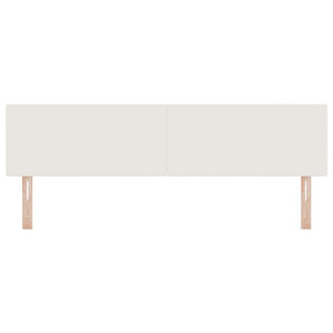 LED Kopfteil Creme Cordstoff 180 cm