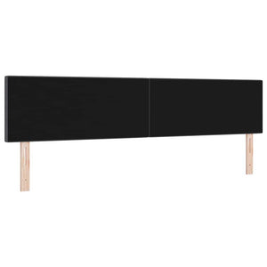 LED Kopfteil Dunkelgrau 200 cm Cordstoff