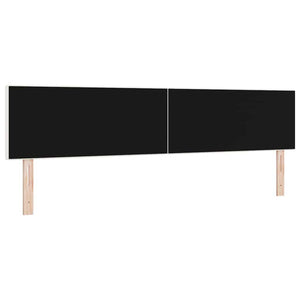 LED Kopfteil Creme Cordstoff 200 cm