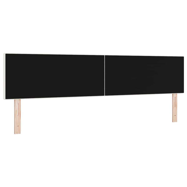LED Kopfteil Creme Cordstoff 200 cm