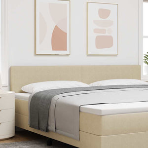 LED Kopfteil Grau-Grün 200 cm Cordstoff