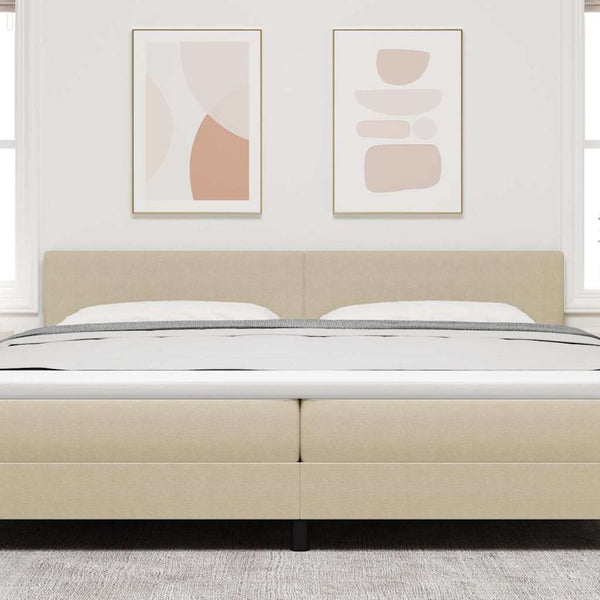 LED Kopfteil Grau-Grün 200 cm Cordstoff