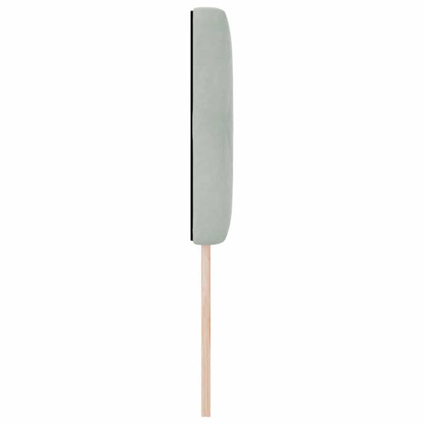LED Kopfteil Hellgrau 80 cm Samt