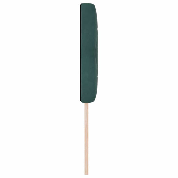 LED Kopfteil Dunkelgrün Samt 80 cm