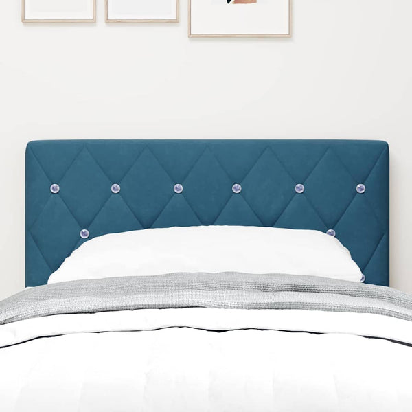 LED Kopfteil Dunkelblau 80 cm Samt