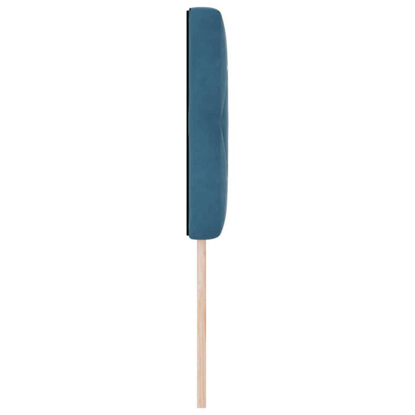LED Kopfteil Dunkelblau 80 cm Samt